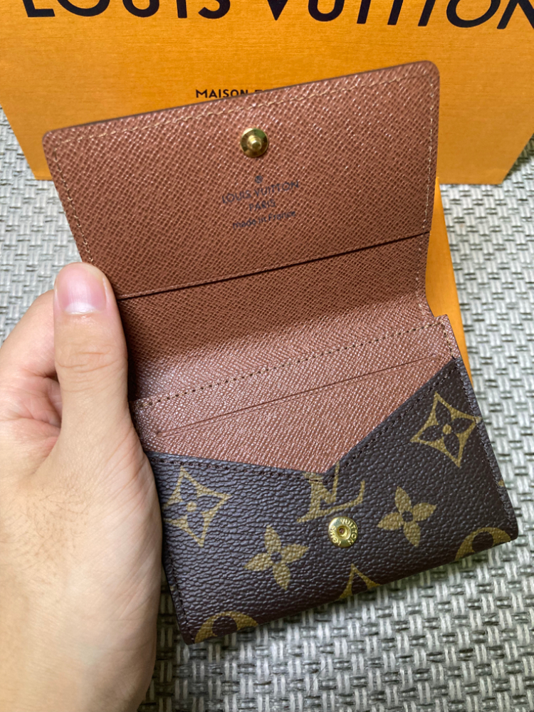 루이비통 엔벨로프 비지니스 카드지갑 중지갑--2