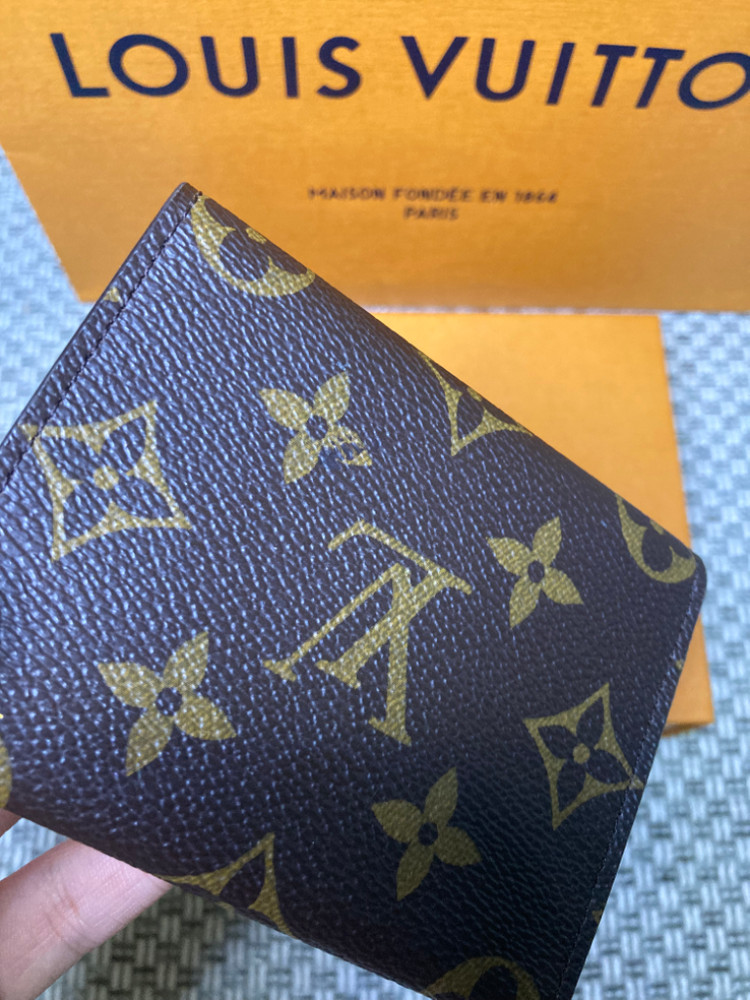 루이비통 엔벨로프 비지니스 카드지갑 중지갑--3