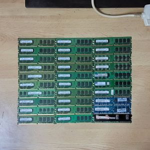 2 컴퓨터 램 DDR2 2GB 30개 일괄판매 메인보드