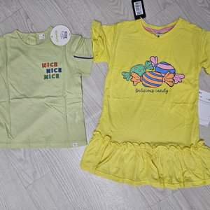 새상품)유아원피스110 티셔츠120