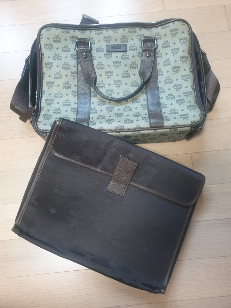 MCM 비세토스 서류가방--2