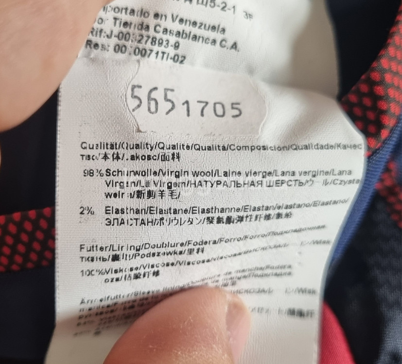 [새제품]휴고보스 버진울정장 셋업 네이비 / 실내시착--8