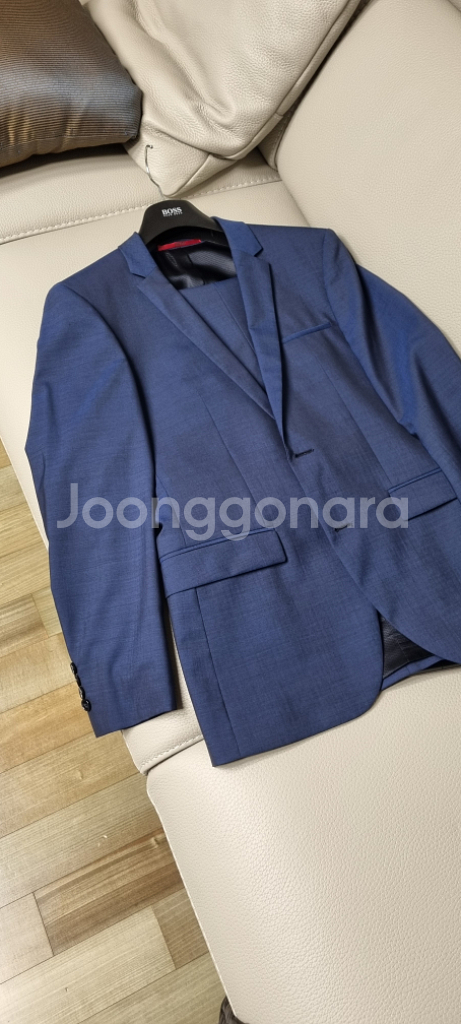 [새제품]휴고보스 버진울정장 셋업 네이비 / 실내시착--0
