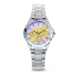 [VY]여자 흰색 라운드 프리미엄 손목시계 판매