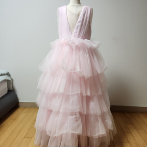 촬영 화동 청순 큐티 유아동 핑크 드레스