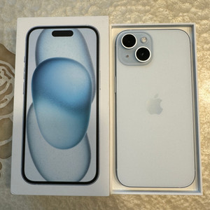 아이폰15 애플케어플러스 256기가 블루