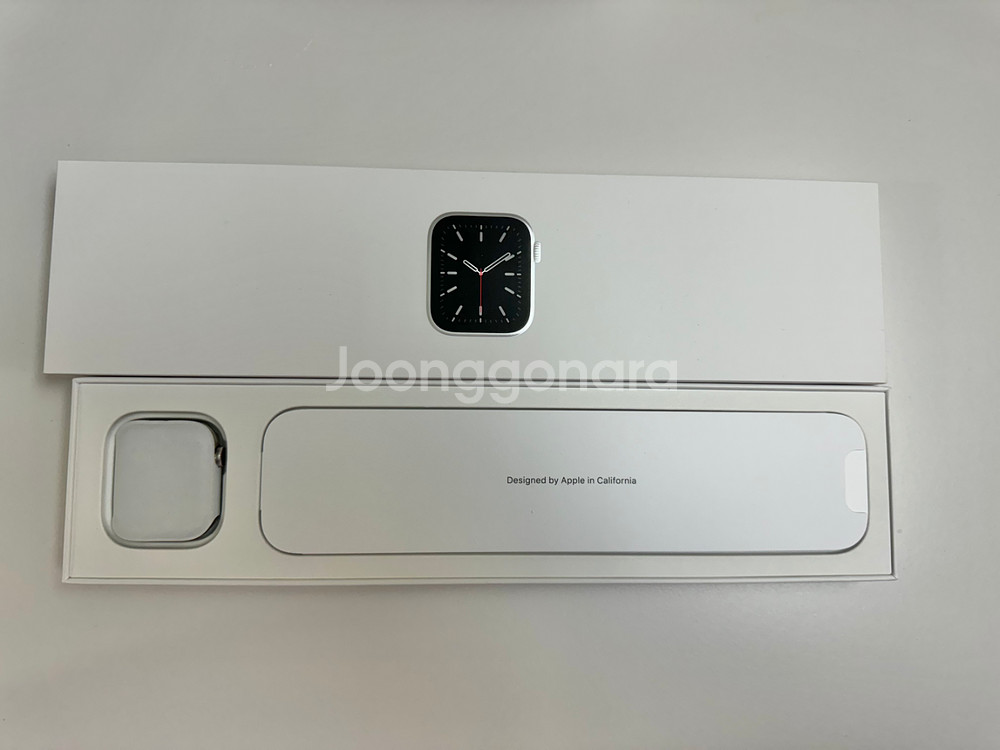 애플워치6 스테인리스 40mm 실버 셀룰러 풀박스--0