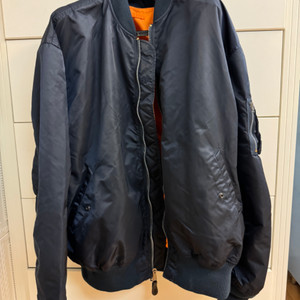 알파인더스트리 navy jacket XL