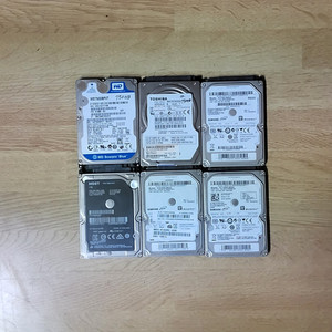 13 컴퓨터 저장용 HDD 750GB 3개 1TB 3개