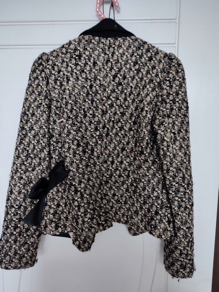 (사용감없음) 매긴나잇브릿지 트위드 자켓 m--6
