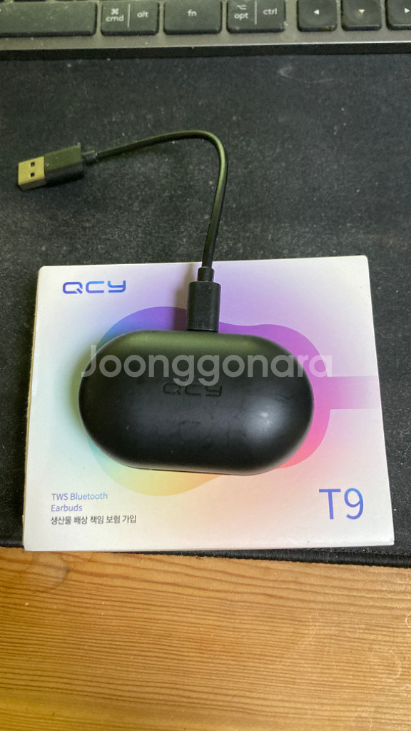 QCY-T9 블루투스 이어폰 팝니다--1