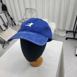 볼캡 야구 모자 블루 파랑 피그먼트 워싱