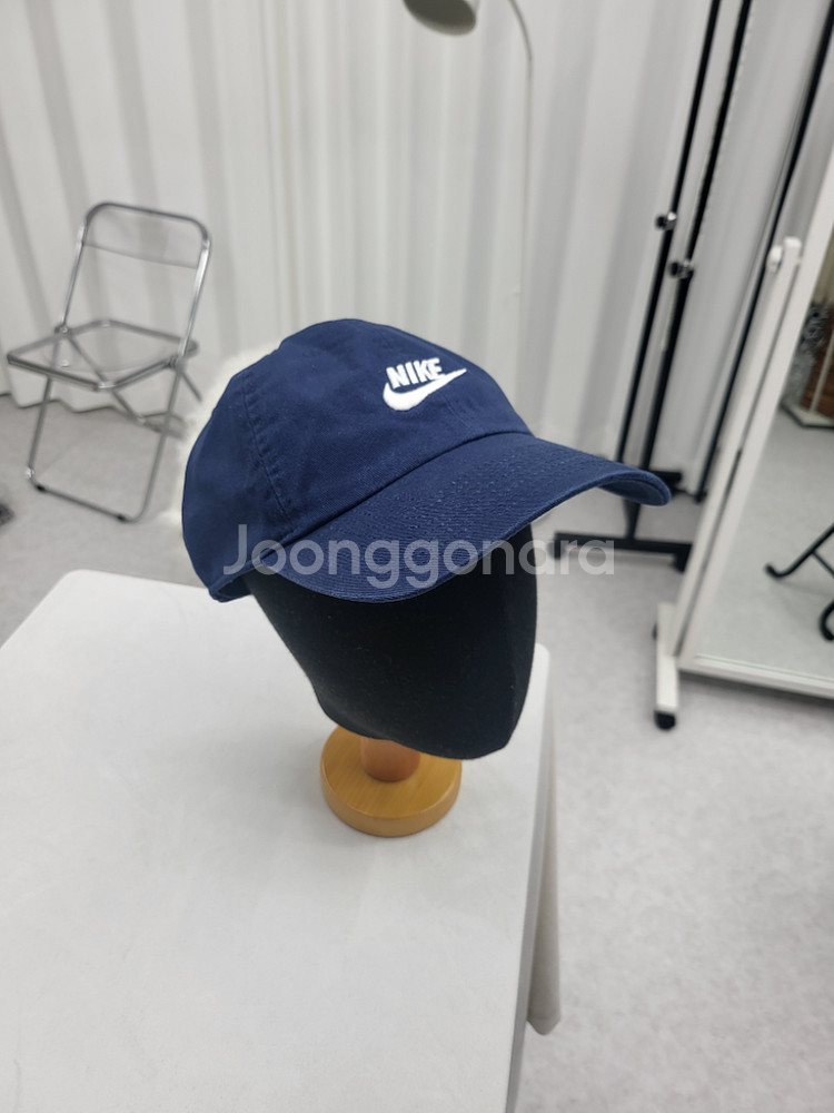 볼캡 야구 모자 네이비 헤리티지 워싱 나이키--1