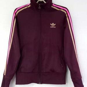 아디다스 유로파 버건디 자주색 트랙탑 저지 져지집업90
