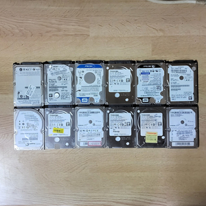 11 컴퓨터 저장용 HDD 500GB 하드 12개 판매