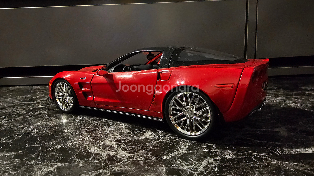자다 콜벳 2009 리미티드 ZR1 적색 다이캐스트--3