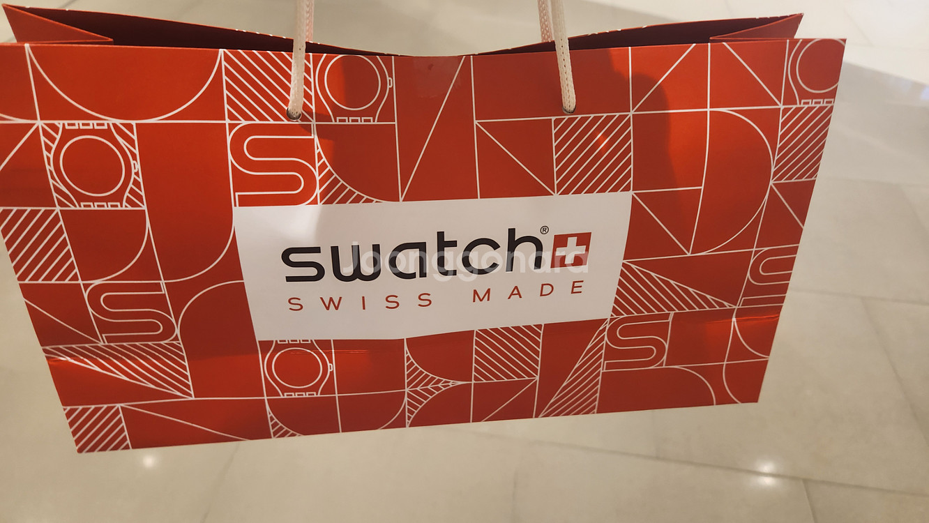 문스와치 스누피 블랙--0