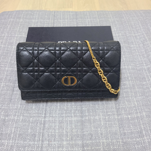 Dior 디올 카로 체인 파우치 핸드백 클러치 가방