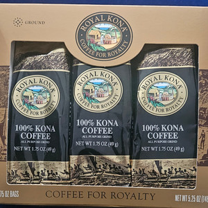 Royal Kona 코나 커피 그라운드 싱글 팟 기프트