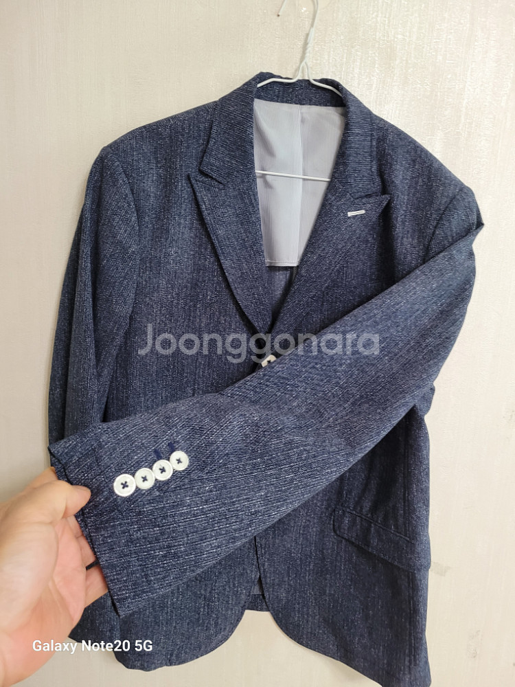 남성 루이까스텔 봄.가을 여름 캐주얼자켓 (스판100)--2