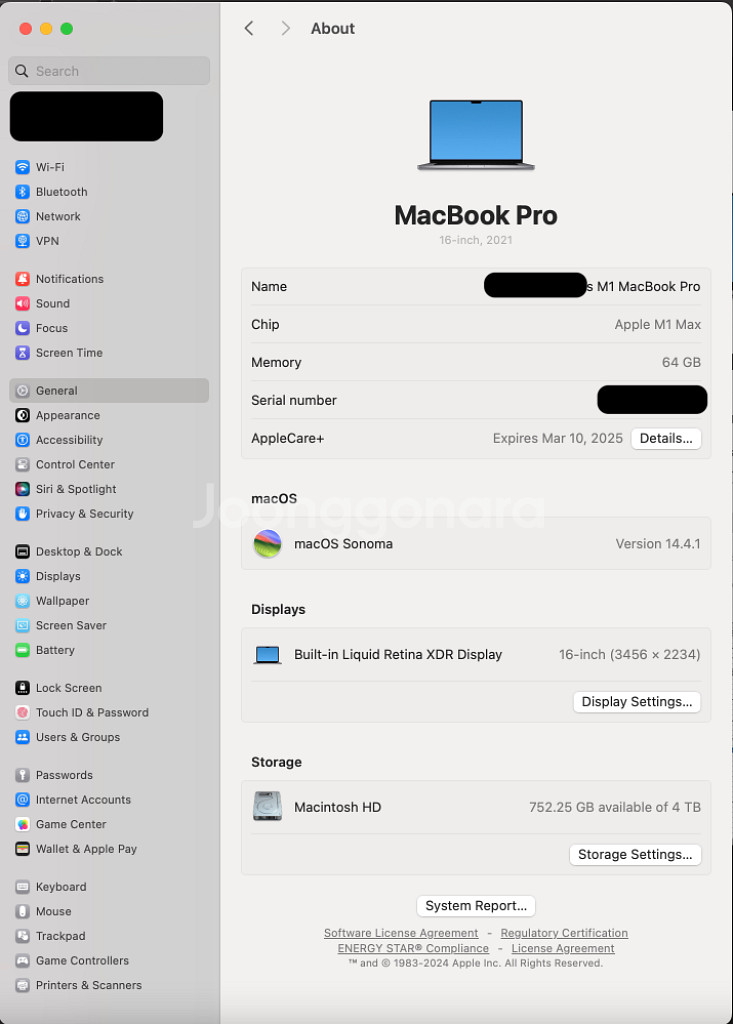 Apple 16인치 M1 Max MacBook Pro--2