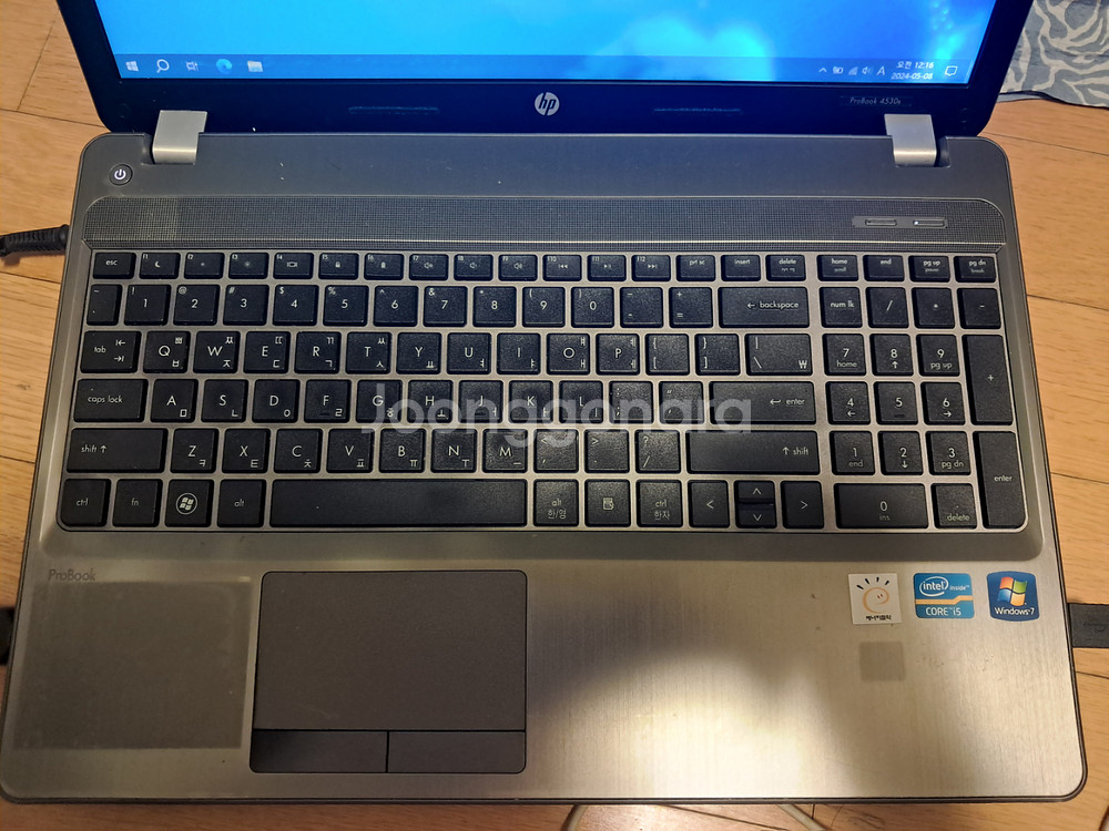 HP 노트북 i5 SSD 램8기가 액정 하얀멍 다수--2