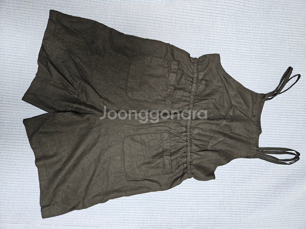 멜빵반바지(클라이드앤 3부 오버롤팬츠)--5