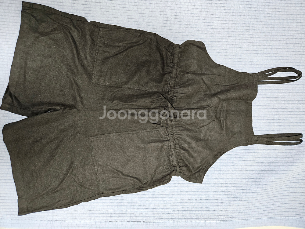 멜빵반바지(클라이드앤 3부 오버롤팬츠)--4
