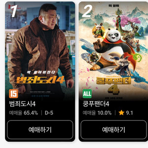 메가박스 1만원 관람권 2장