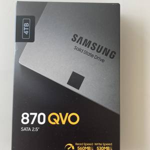 삼성 870 QVO 4TB SSD 미개봉 새상품