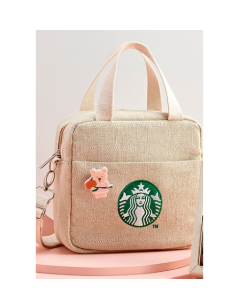 스타벅스 잼있는 스푼쿠키 보냉백 쿨링백 쿨러백 가방 이미지