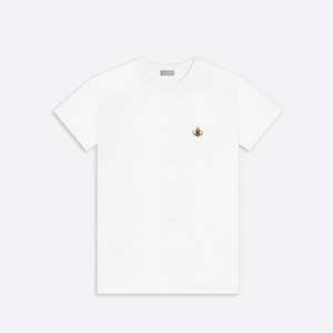 [XXL] 디올 x 카우스 꿀벌 자수 로고 반팔 티셔츠