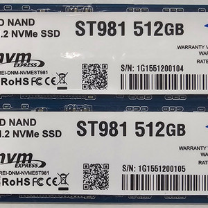 e-star SSD NVMe M.2 512G 2개팝니다