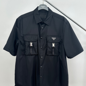 PRADA 리나일론 소매탈착 셔츠 (새상품, XL)