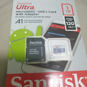 SD 카드 마이크로 샌디스크 울트라 1tb 판매합니다