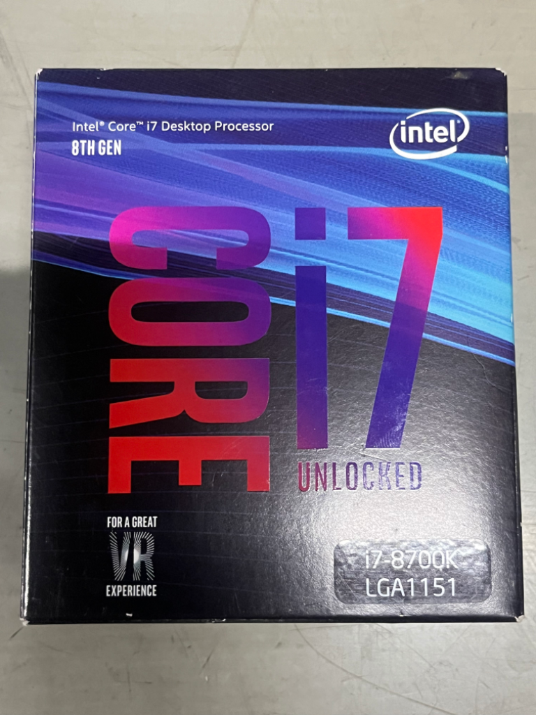 인텔 i7 8700k cpu 팝니다. (택포함)