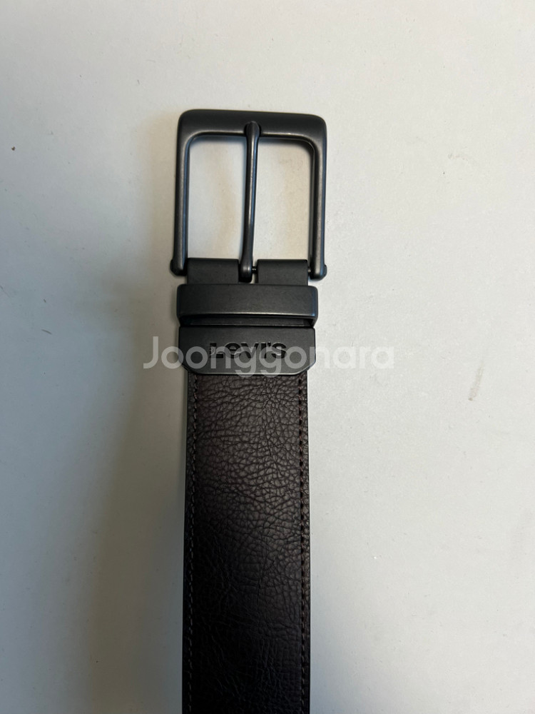 리바이스 남자 캐쥬얼 양면 가죽 벨트 브라운 블랙--2