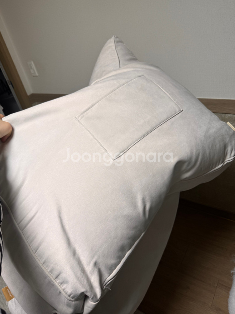 <깨끗한 2인용 소파> 아쿠아텍스 빈박소파 (커버포함)--1