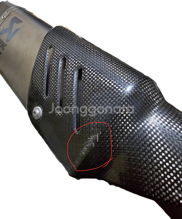 아크라포빅 YZF-R6 레이저각인 풀시스템 풀배기--4