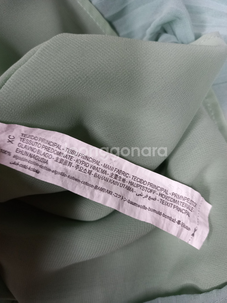 자라 쉬폰 플리츠 맥시 롱 원피스 55.66--9