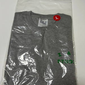 아이앱 22FW 티셔츠 그레이 L 새상품
