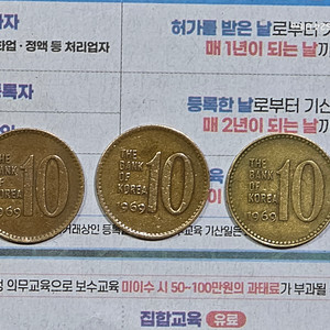 10원 동전