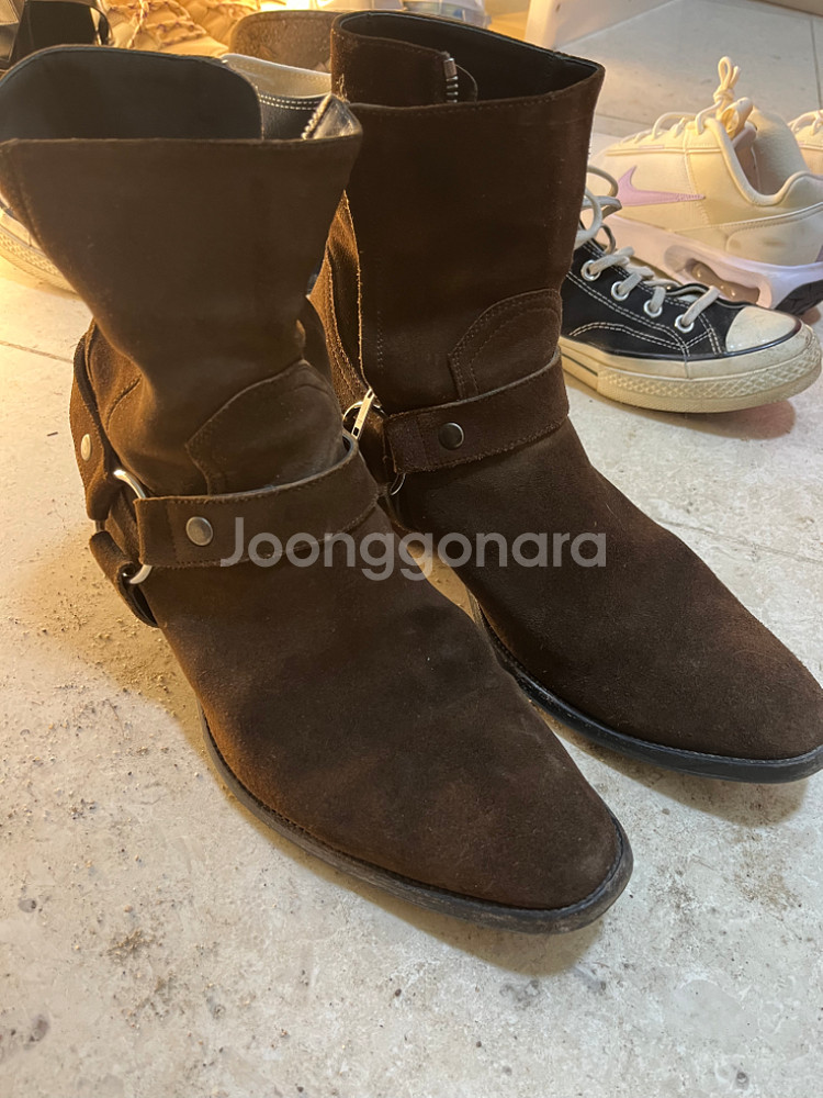 15fw 생로랑 모터사이클 부츠 42 사이즈--1