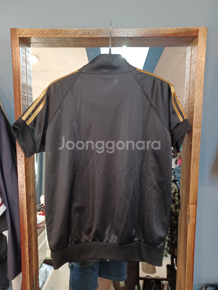 아디다스 올드스쿨 여성 트랙탑 져지 반팔 골드 xxl--1