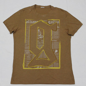 존 갈리아노 남성 L 반팔 티셔츠 홀로그램 정품