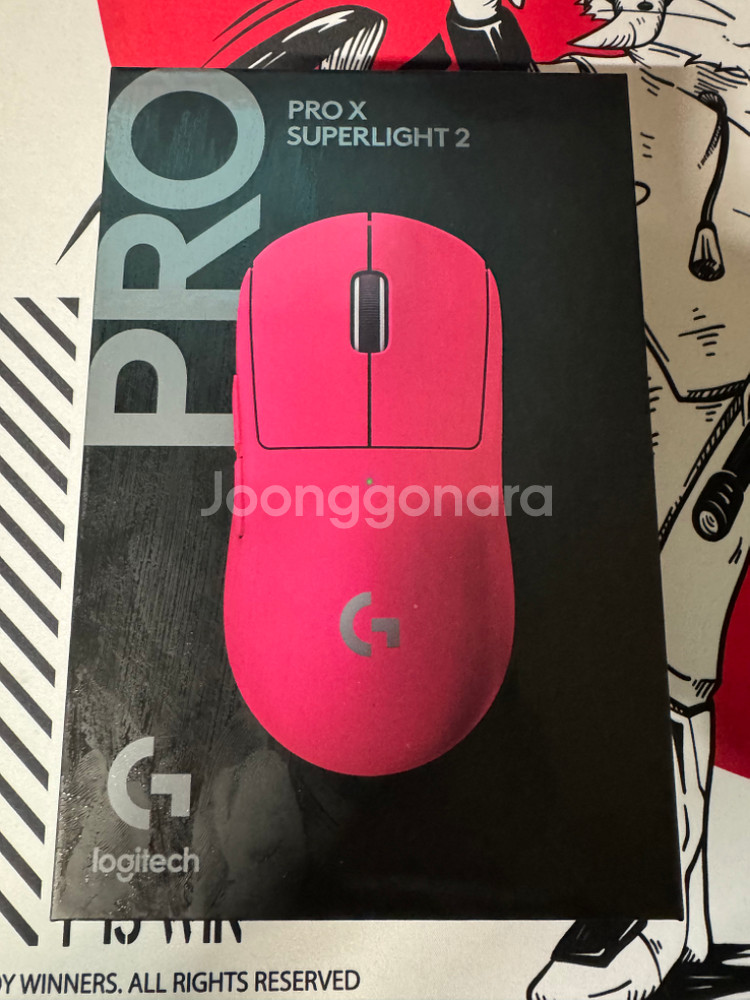 로지텍 Superlight2 지슈라2 마젠타 판매합니다--0