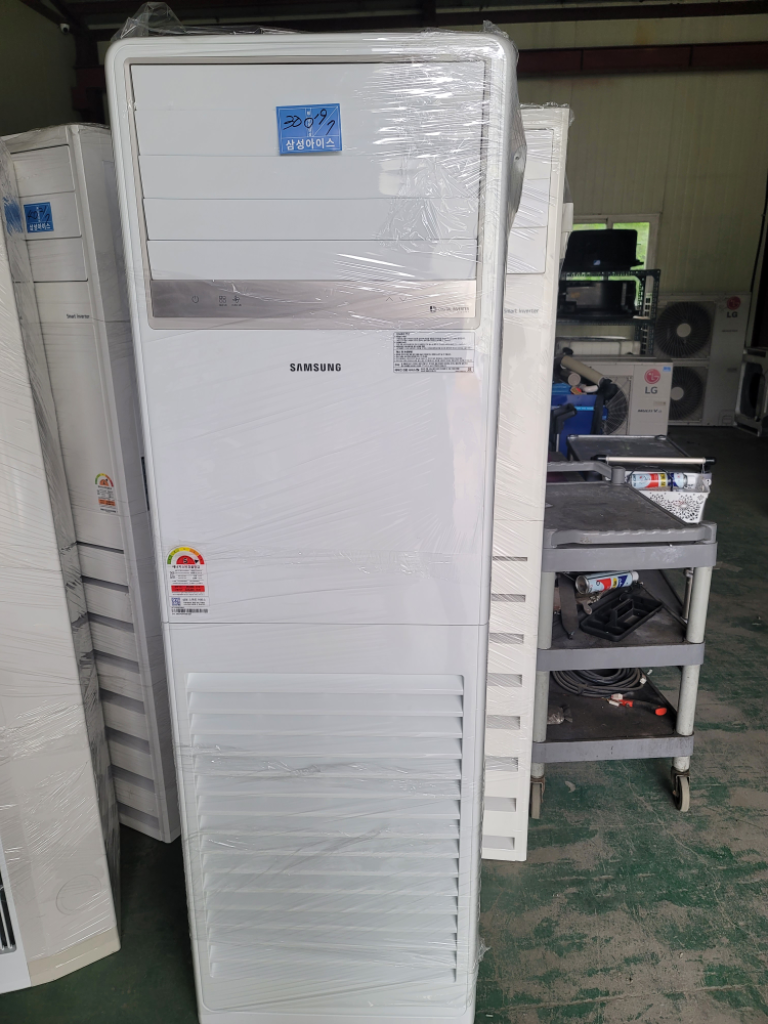 삼성스텐드 인버터냉난방기 30평/단상제품 220V