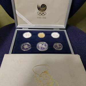 88올림픽 기념주화 6종 금화,은화세트