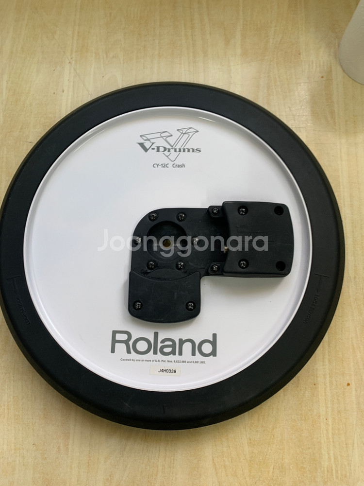 롤랜드 전자드럼용 12인치 심벌 판매합니다.--2
