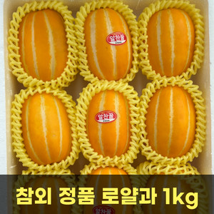 [품질보장] 참외 정품 로얄과 1kg / 무료배송